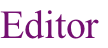 Editor